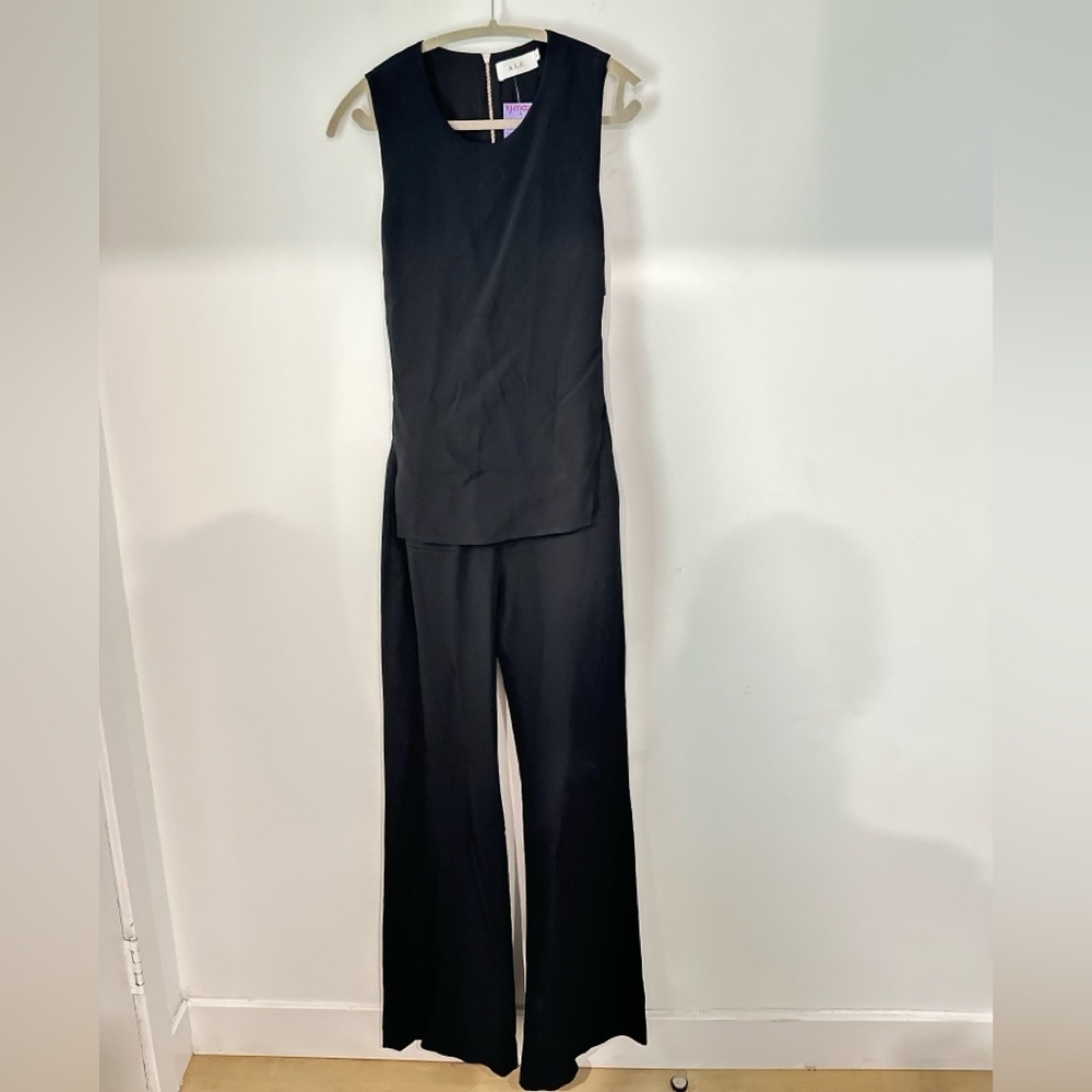 A.L.C. Classic‎ Black Sleeveless Jumpsuit cut out NWT size 2